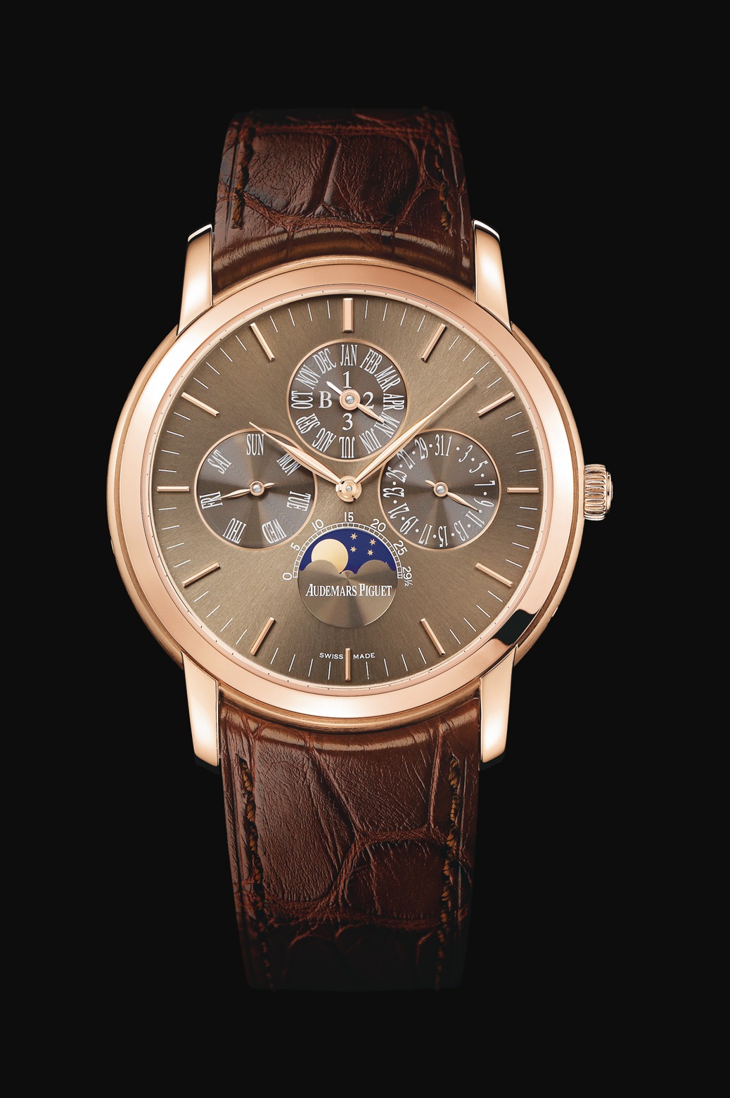 Audemars Piguet Jules Audemars Perpetual Calendar Pink Gold watch REF: 26390OR.OO.D093CR.01